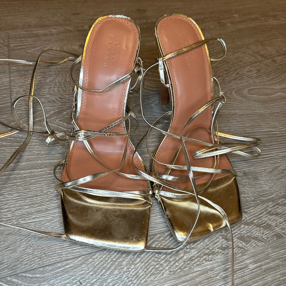 Gold heels